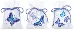 PN-0146430 Набор для вышивания крестом (мешочек) Vervaco Blue Butterflies Bags, 3 по 8х12, аида 18.. Catalog. Kits