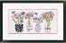 70-35431 Набір для вишивання хрестиком «Wildflower Vases • Вази з польовими квітами» DIMENSIONS. Catalog. Kits