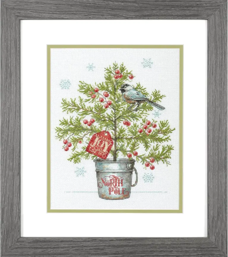 70-09624 Набір для вишивання хрестиком «Holiday Tree//Святкове дерево» DIMENSIONS. Catalog. Kits