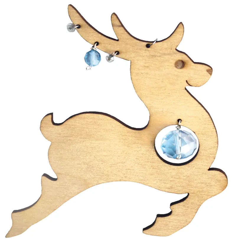 F-029 Набор новогоднее украшение из фанеры Чарівна Мить "Олень". Catalog. Kits