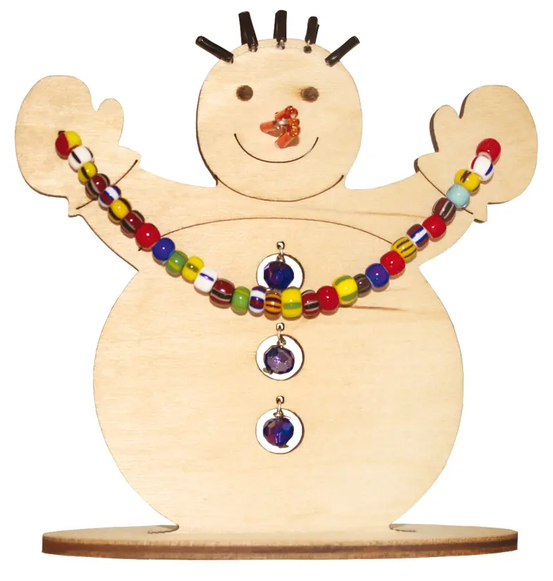 F-033 Набор новогоднее украшение из фанеры Чарівна Мить "Снеговик". Catalog. Kits