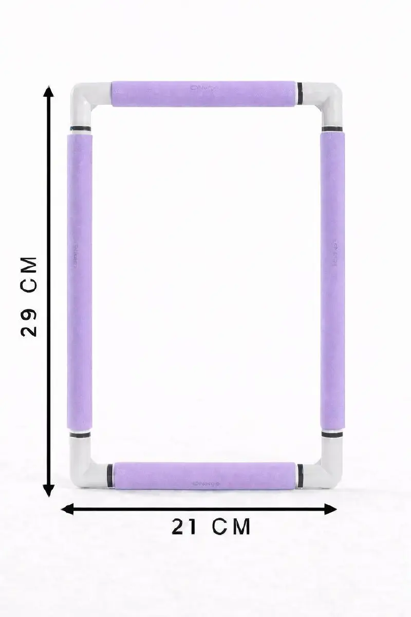 270-3/бузкові П`яльці з кліпсами Nurge 21х29 см. Catalog. Embroidery and sewing. Tambour