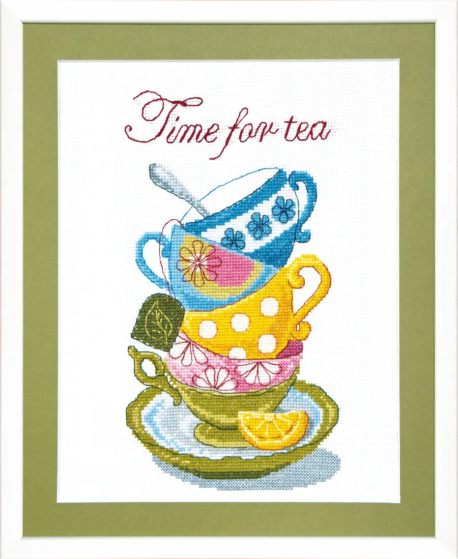 ВТ-005 Набор для вышивания крестом Crystal Art "Time for tea" . Catalog. Kits