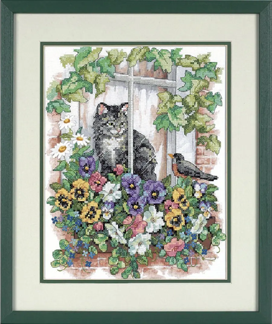 13133 Набор для вышивания крестом DIMENSIONS Springtime View "Весенний вид". Catalog. Kits