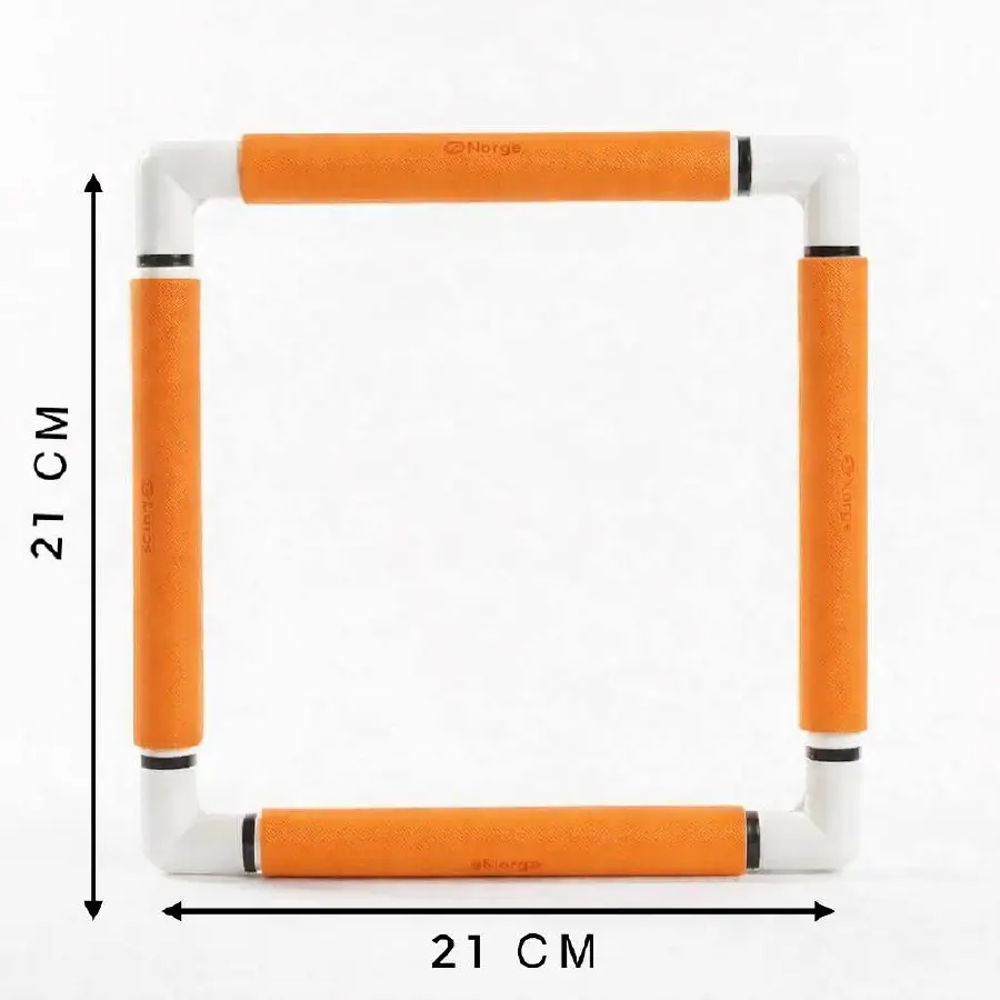 270-1/помаранчеві П`яльці з кліпсами Nurge 21х21 см. Catalog. Embroidery and sewing. Tambour