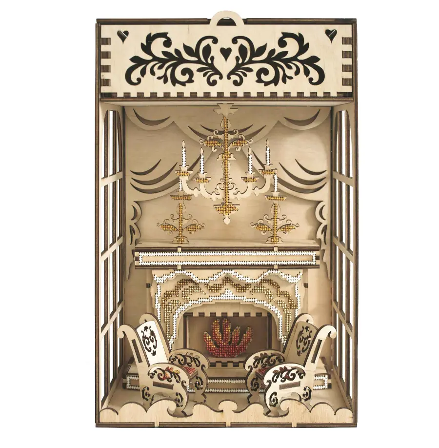 F-006 Набор-конструктор Чарівна Мить "У камина". Catalog. Kits