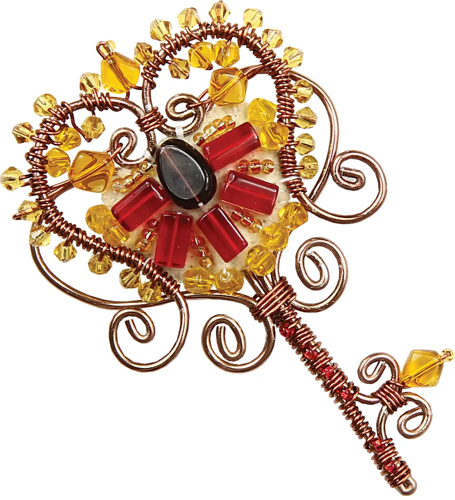 БП-238 Набор для изготовления броши Crystal Art "Ключик". Catalog. Kits