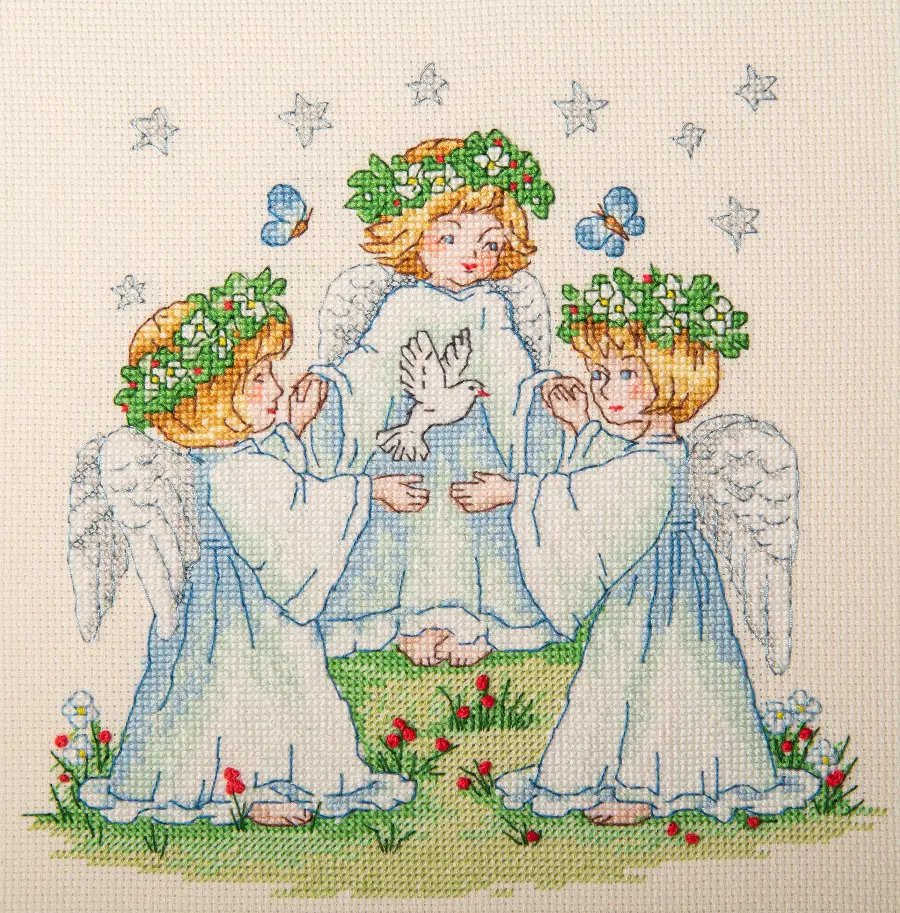 Набір для вишивання хрестиком Чарівна Мить М-525 Віра, Надія, Любов. Catalog. Kits