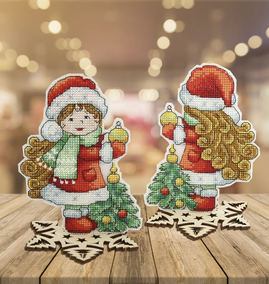 Т-57 Набор для вышивания крестом Crystal Art Серия "Сказка. Снегурочка". Catalog. Kits