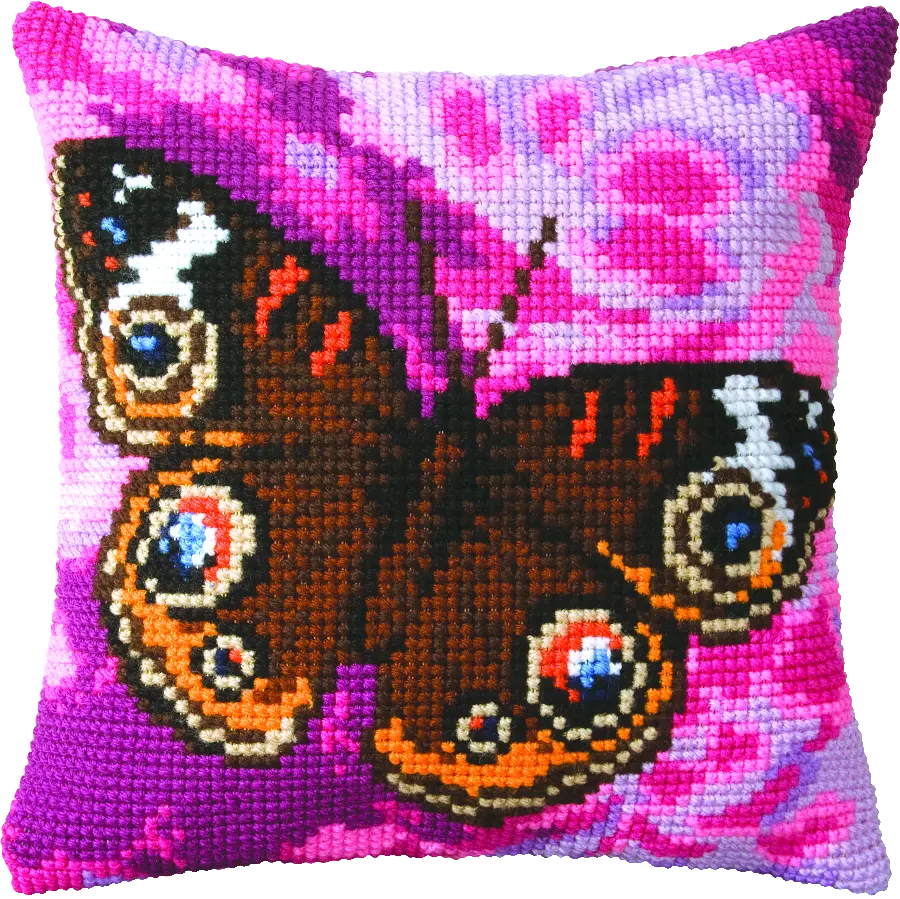 Набор для вышивки подушки крестиком Чарівна Мить РТ-168 "Павлиний глаз" . Catalog. Kits