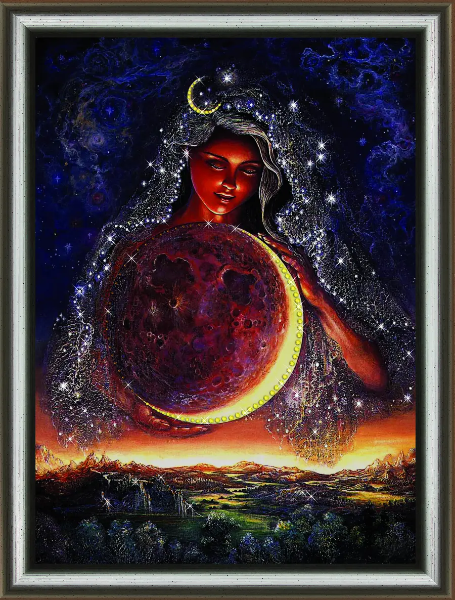 Набор картина стразами Crystal Art КС-1060 "Принцесса звёзд". Catalog. Kits