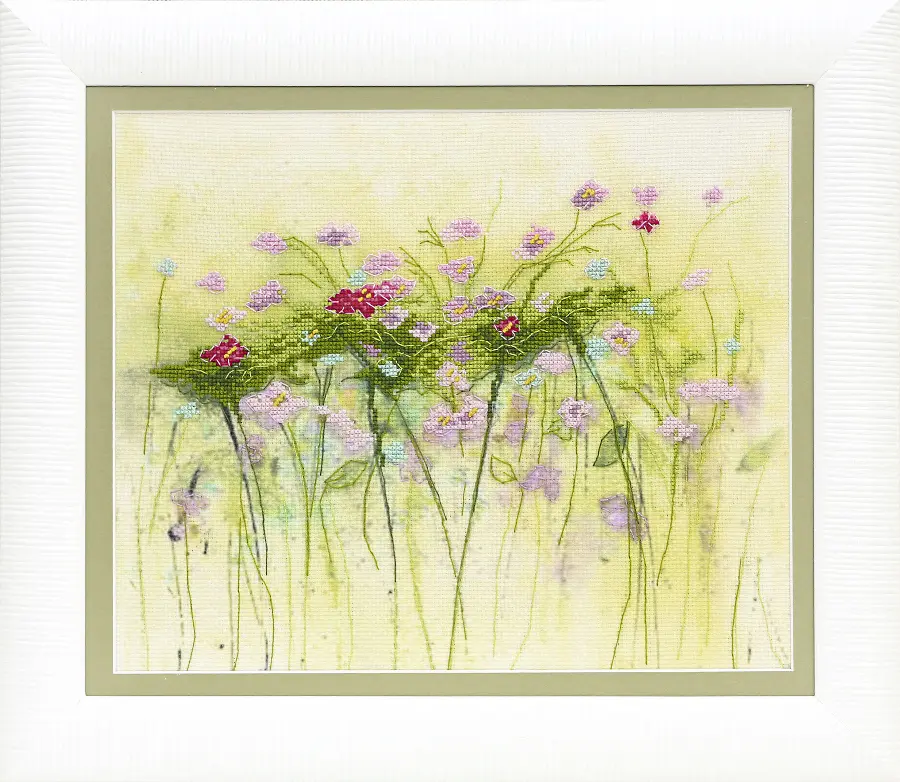 Набор для частичной вышивки крестом Чарівна Мить РК-088 "Весенняя полянка". Catalog. Kits