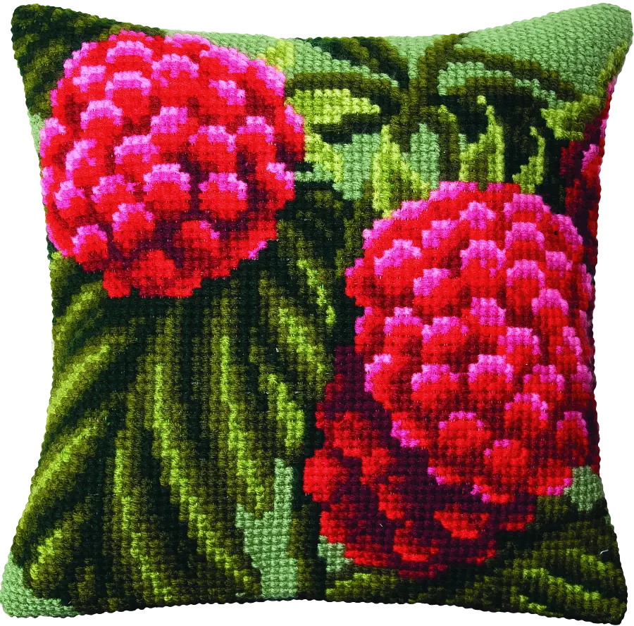 Набор для вышивки подушки крестиком Чарівна Мить РТ-170 "Малина"  . Catalog. Kits