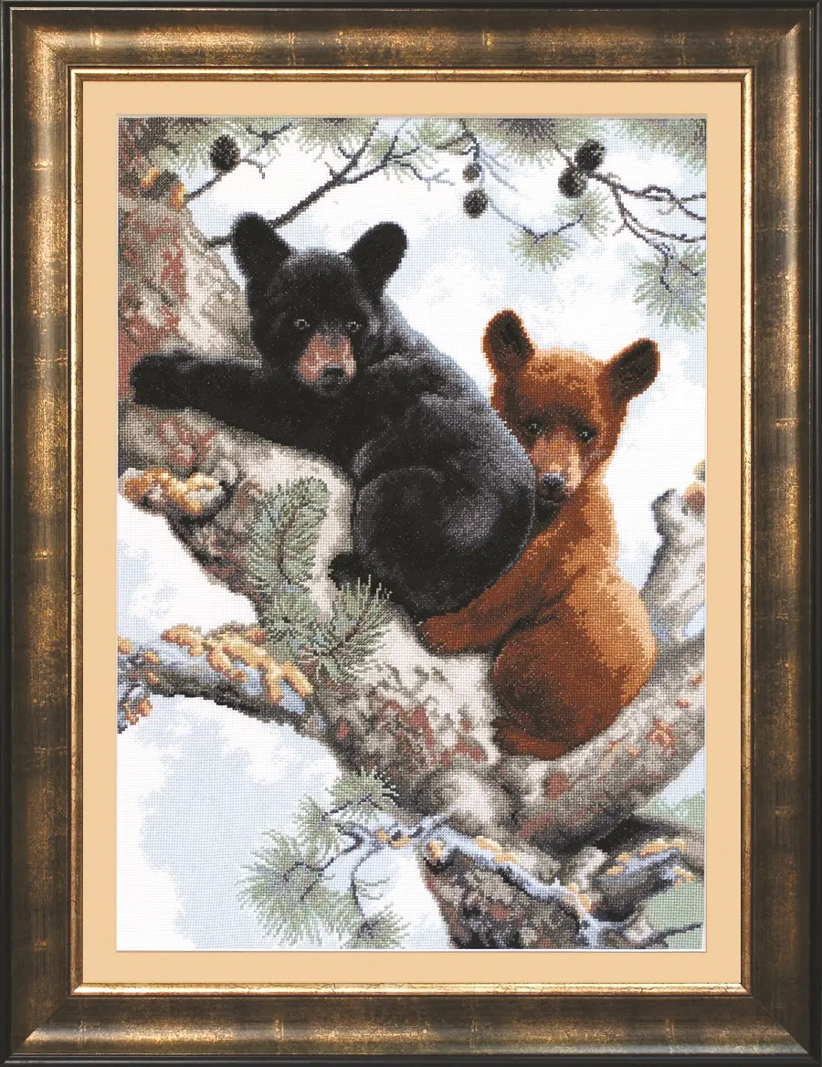 Набор для вышивки крестиком Чарівна Мить М-13 "За шишками"  . Catalog. Kits