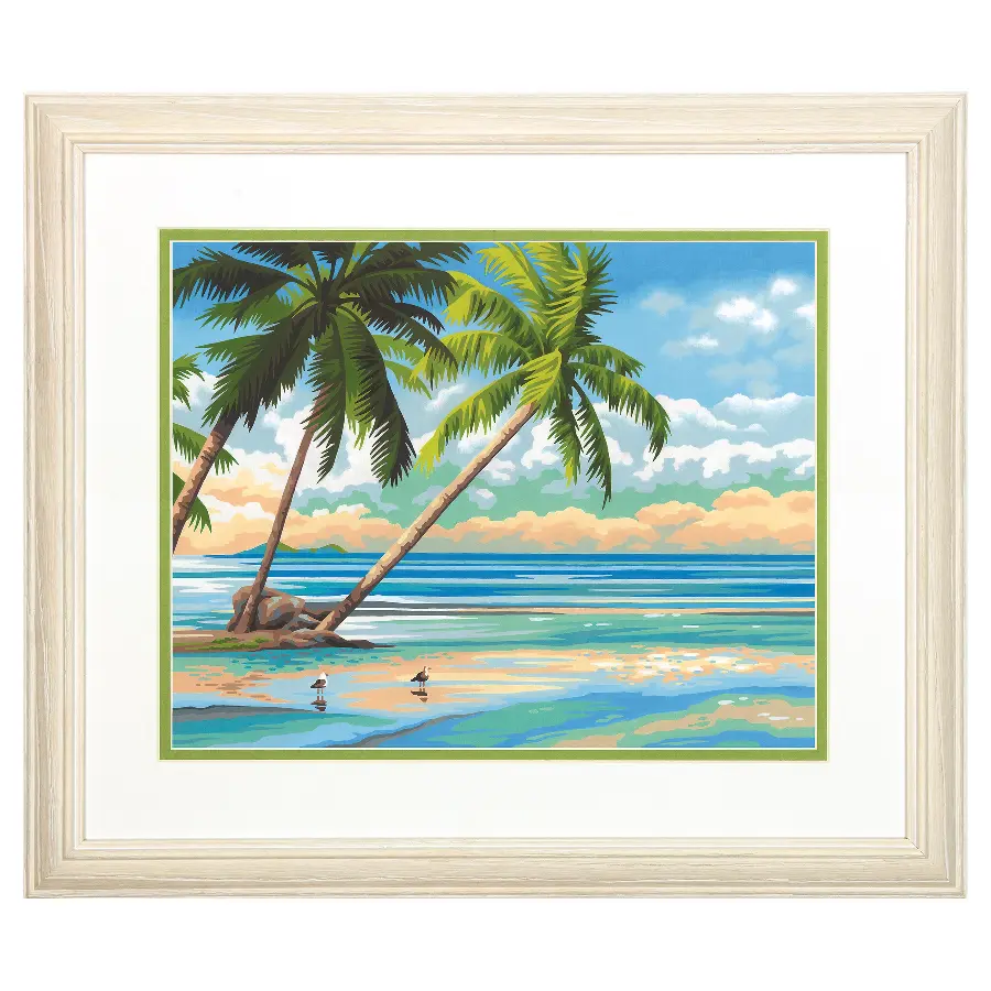 73-91744 Набор для рисования красками по номерам Tropical View "Тропики" Dimensions. Catalog. Kits