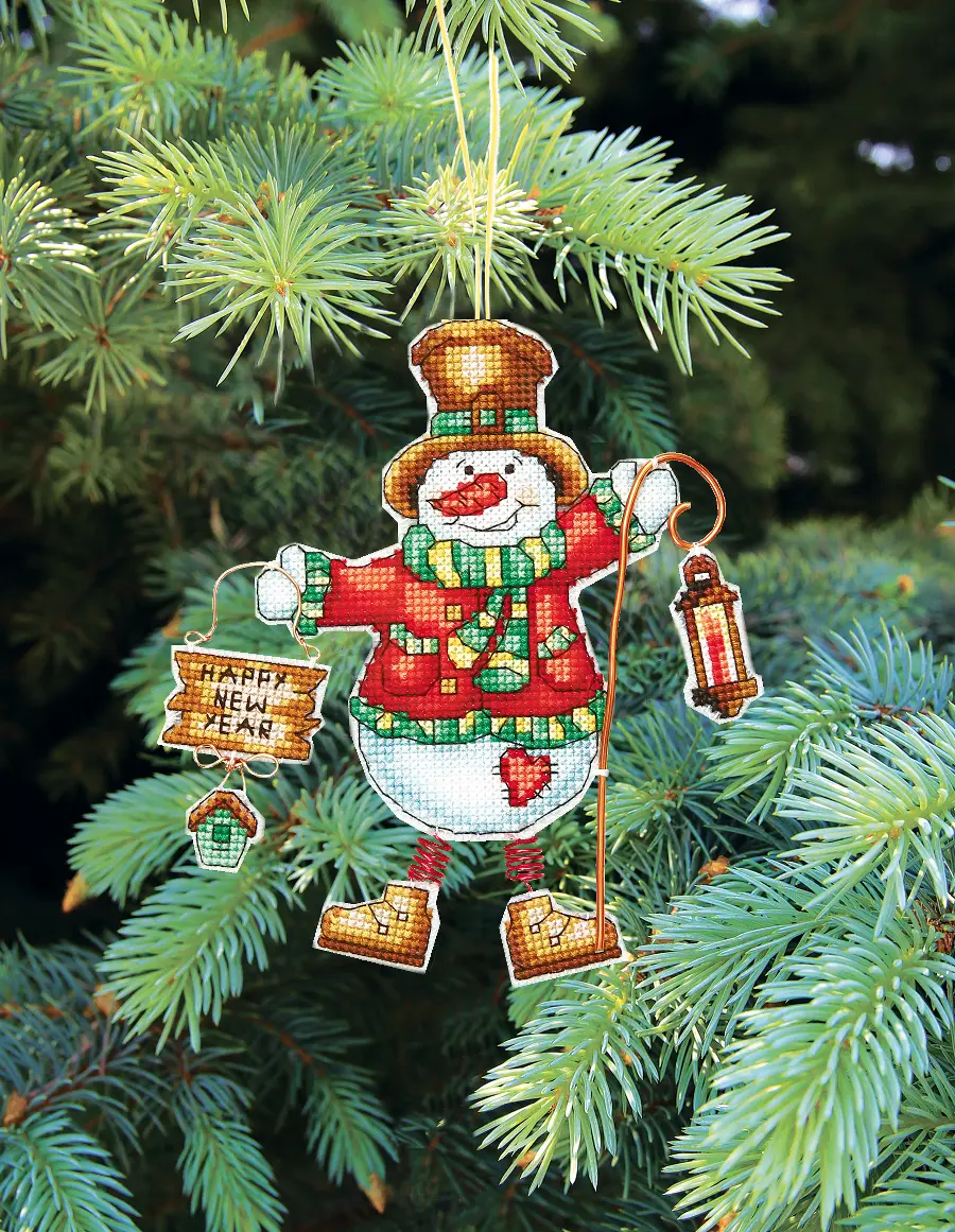 Т-04 Набор для вышивания крестом Crystal Art Серия "Новогодние игрушки". Catalog. Kits