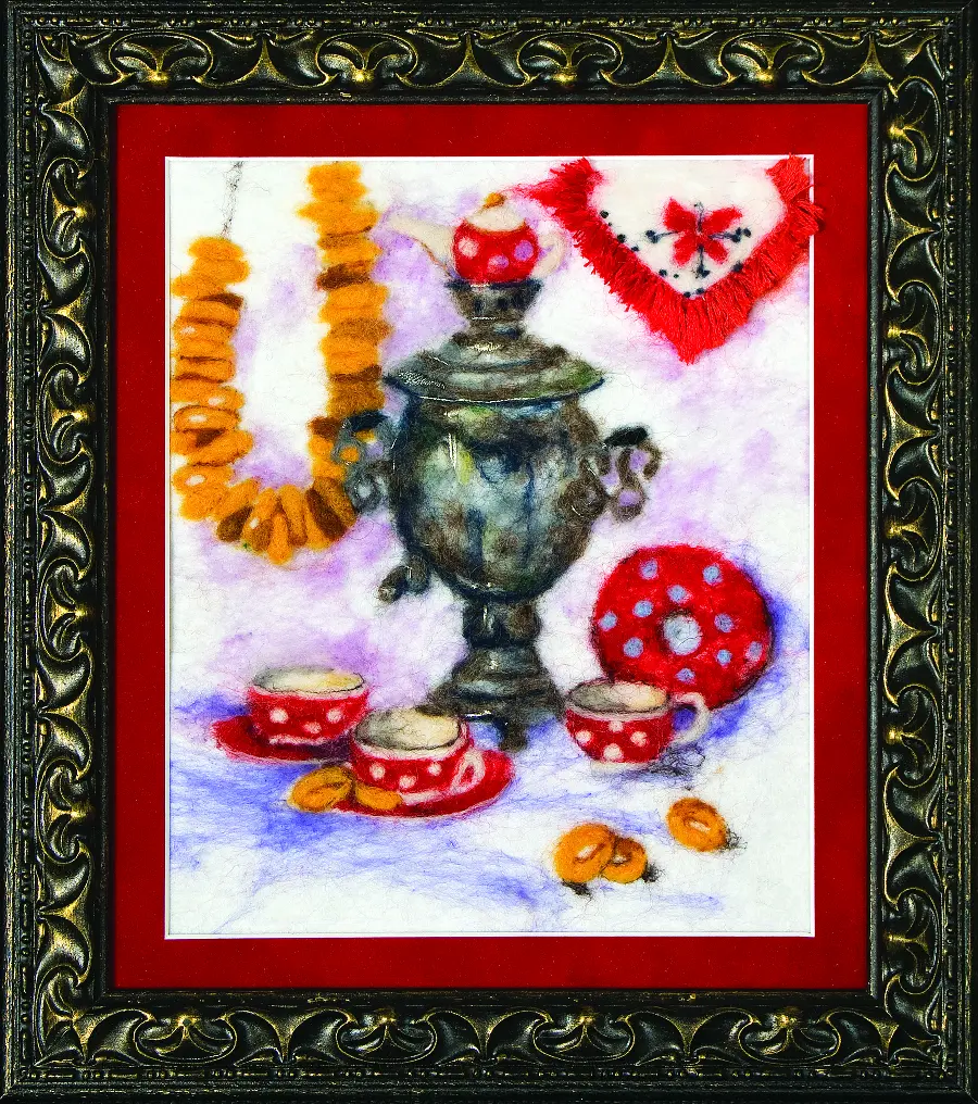 Набор для валяния картины Чарівна Мить В-80 "Чаепитие". Catalog. Kits