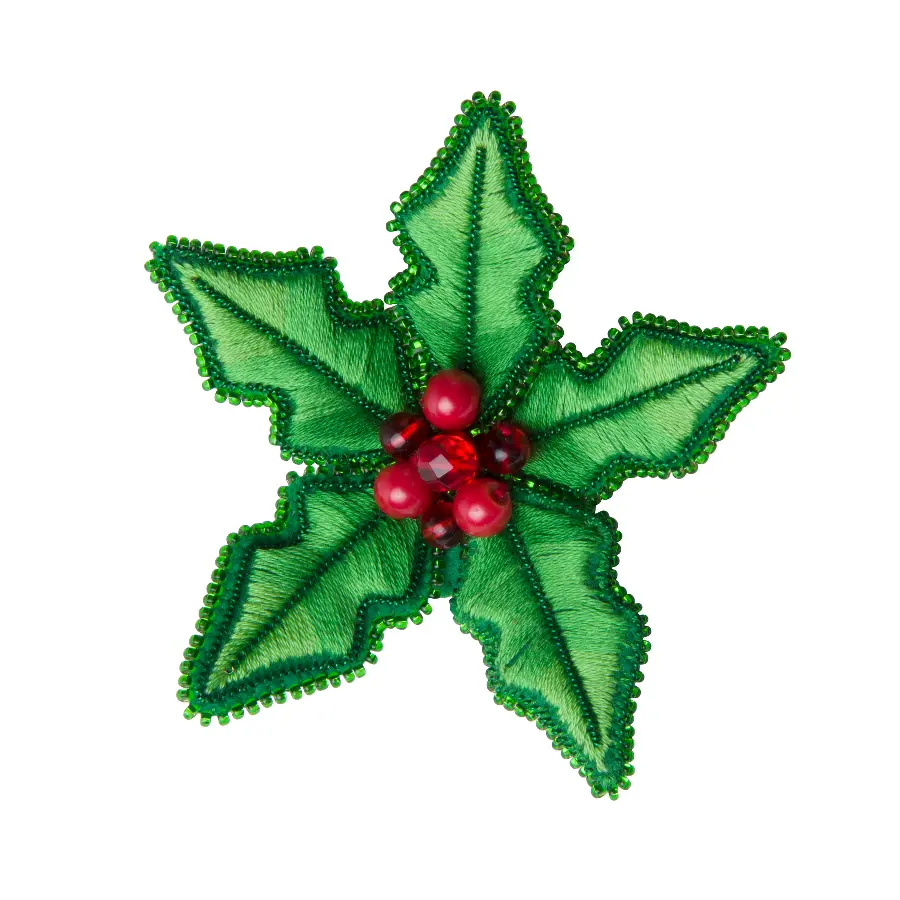 БП-286 Набор для изготовления броши Crystal Art "Остролист" . Catalog. Kits