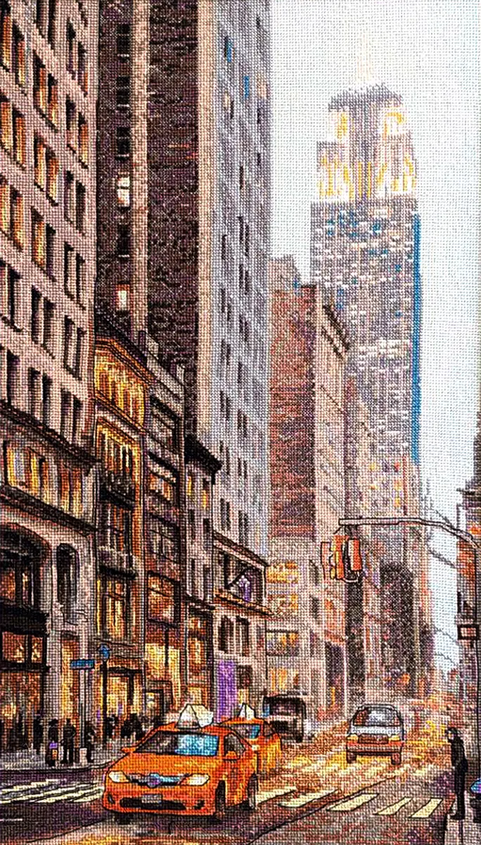 Набір для вишивання хрестиком Чарівна Мить М-555 Нью-Йорк. Catalog. Kits