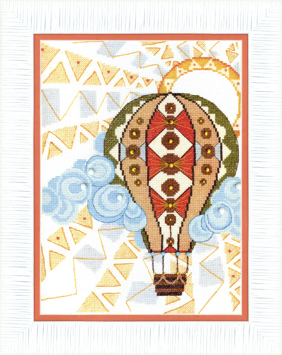 ВТ-185 Набор для вышивания крестом Crystal Art "Путешествие в облаках". Catalog. Kits