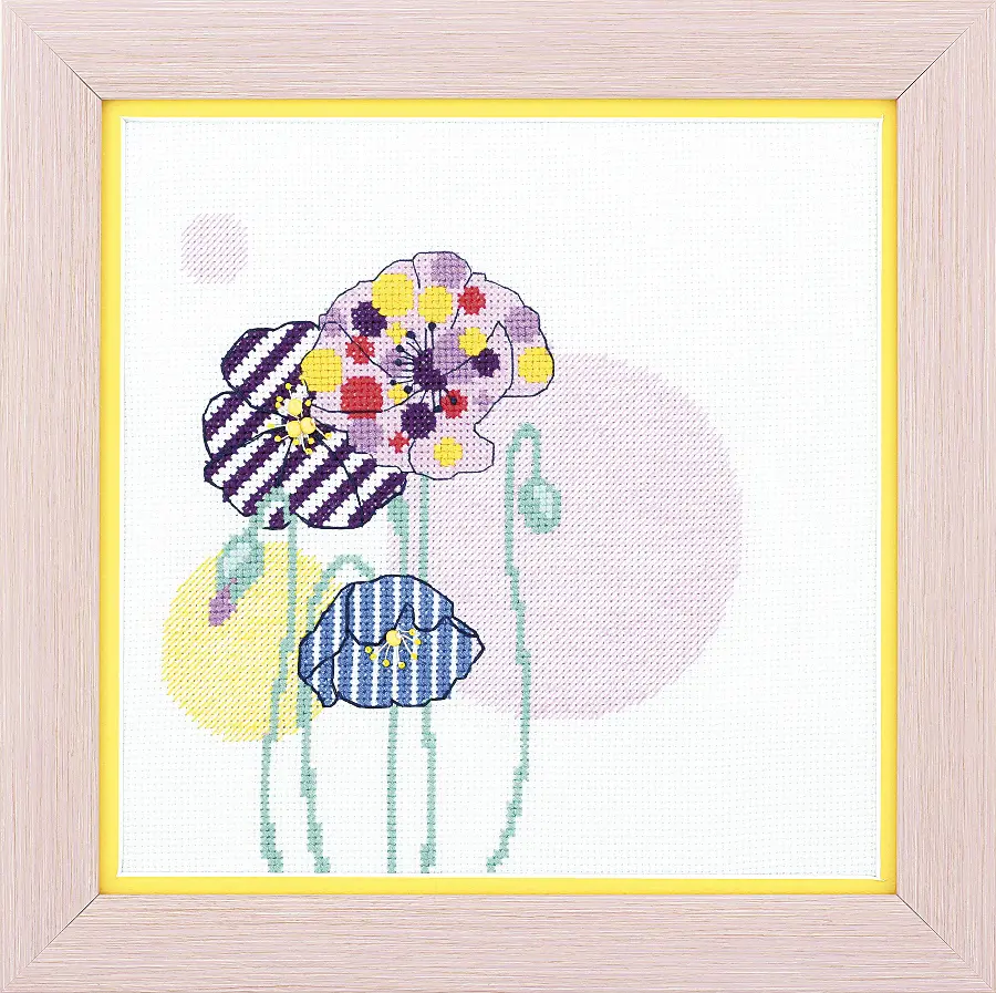 ВТ-225 Набор для вышивания крестом Crystal Art Триптих "Иллюзия цвета". Catalog. Kits