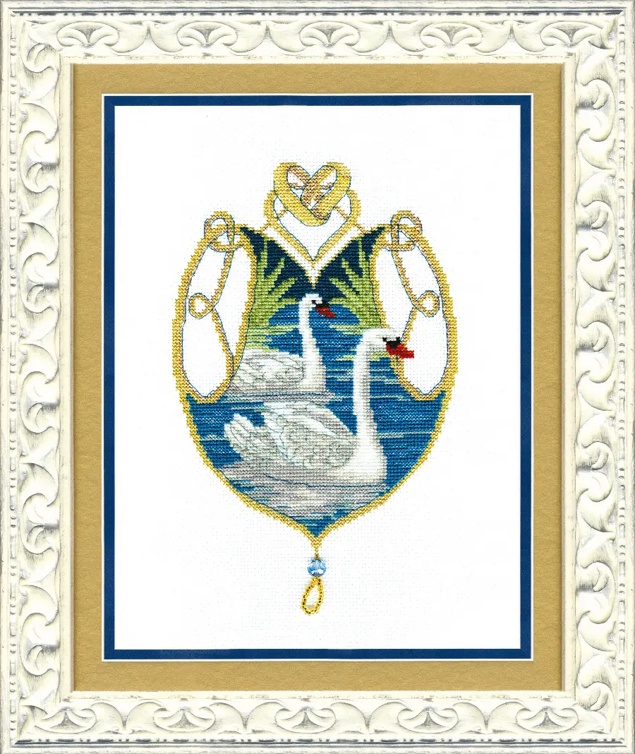 Набор для вышивки крестиком Чарівна Мить М-254 "Лебеди"  . Catalog. Kits