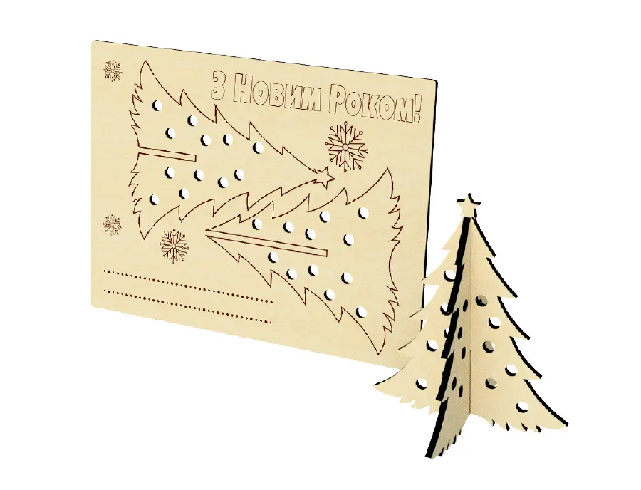 F-175 Набор для творчества Чарівна Мить "Новогодняя открытка". Catalog. Kits