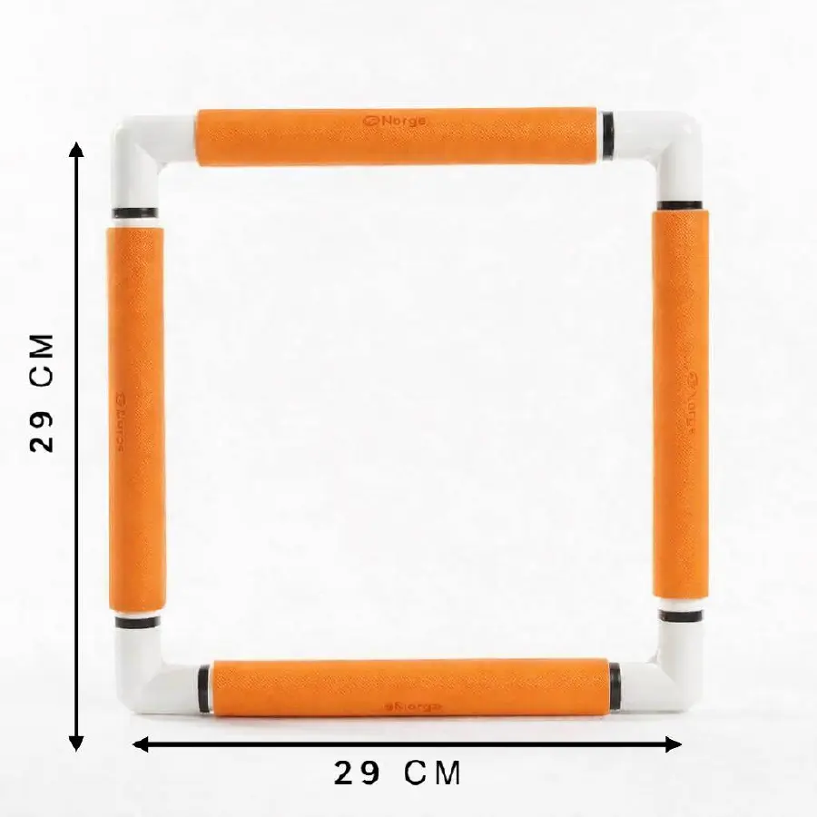 270-2/помаранчеві П`яльці з кліпсами Nurge 29х29 см. Catalog. Embroidery and sewing. Tambour