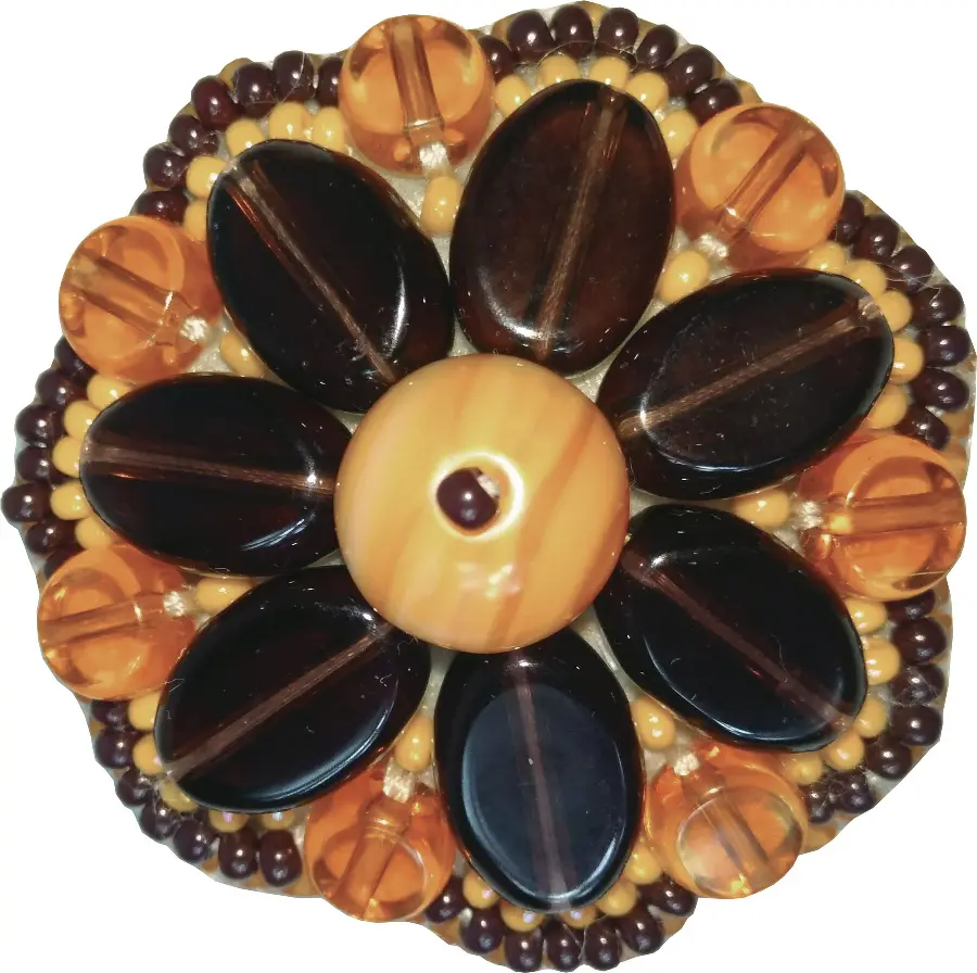 БП-204 Набор для изготовления броши Crystal Art "Календула" . Catalog. Kits