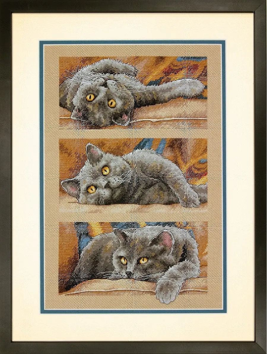 70-35301 Набор для вышивания крестом DIMENSIONS Max the Cat "Кот Макс". Catalog. Kits