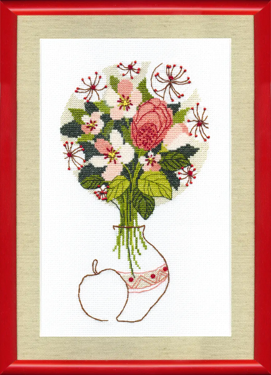 ВТ-045 Набор для вышивания крестом Crystal Art "Цветение яблони". Catalog. Kits