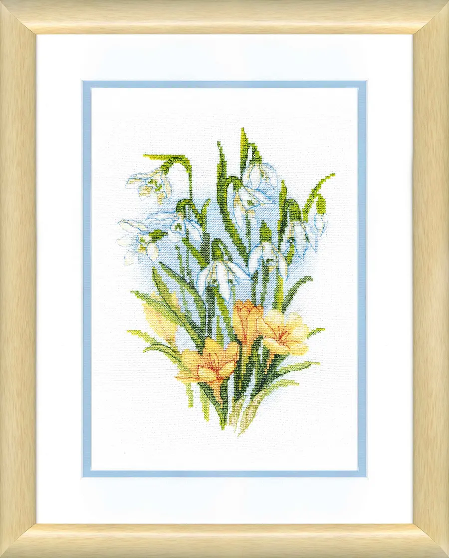 ВТ-060 Набор для вышивания крестом Crystal Art "Весенний букет". Catalog. Kits