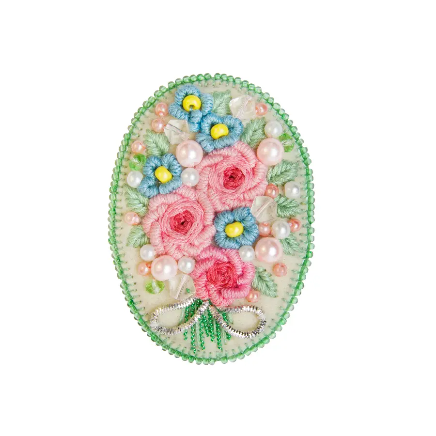 БП-288 Набор для изготовления броши Crystal Art "Букетик". Catalog. Kits