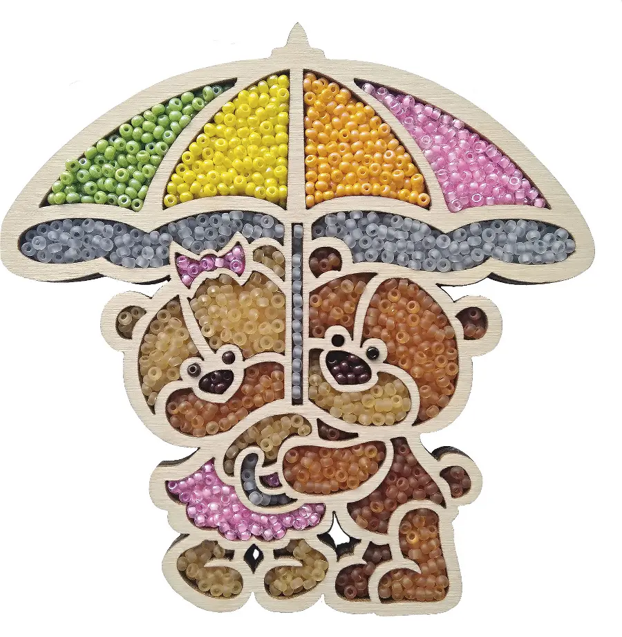 F-111 Набор для творчества Чарівна Мить Магнит "Под зонтиком" . Catalog. Kits