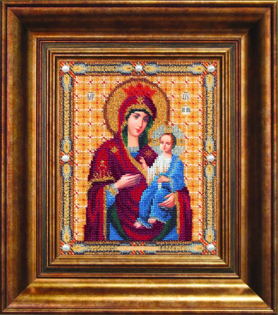 Набор для вышивки бисером Чарівна Мить Б-1150 "Икона Божьей Матери Иверская". Catalog. Kits