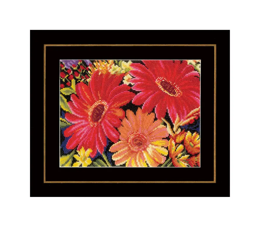 PN-0162300 Набор для вышивки крестом LanArte Looking Fabulous "Великолепные герберы". Catalog. Kits