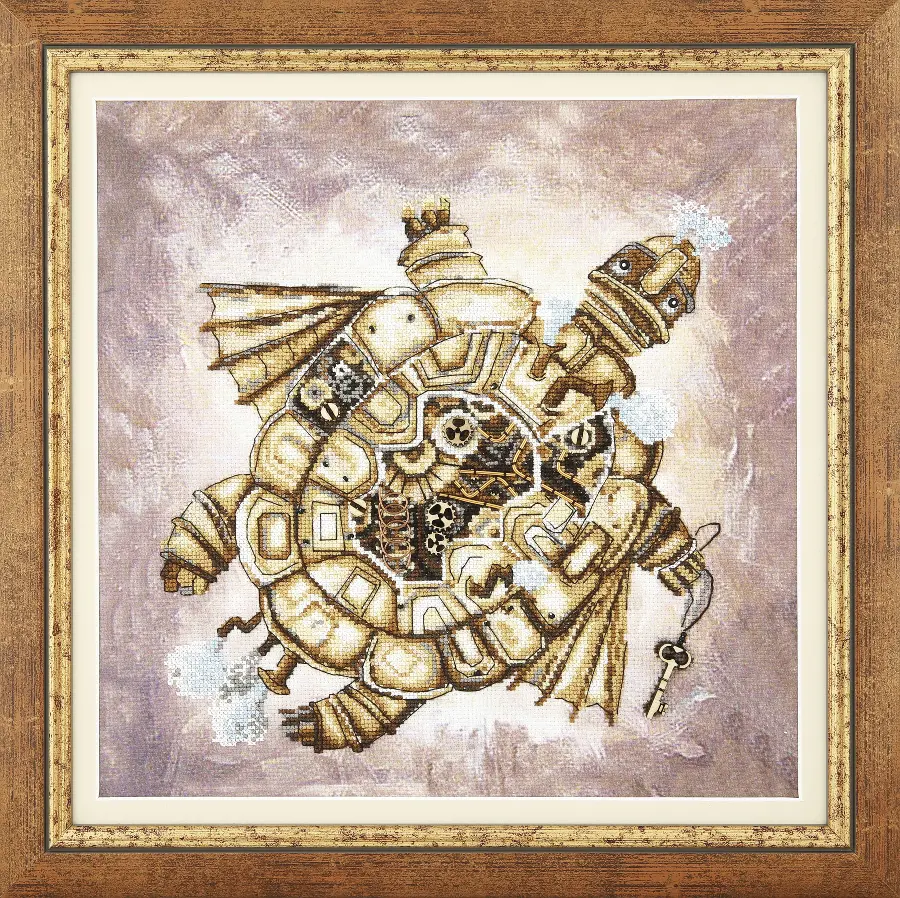 Набор для частичной вышивки крестом Чарівна Мить РК-135 "Золотая черепаха". Catalog. Kits