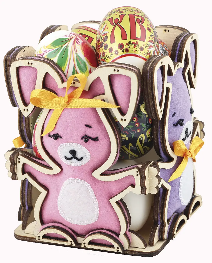 F-108 Набор-конструктор Чарівна Мить "Пасхальные зайчата" . Catalog. Kits