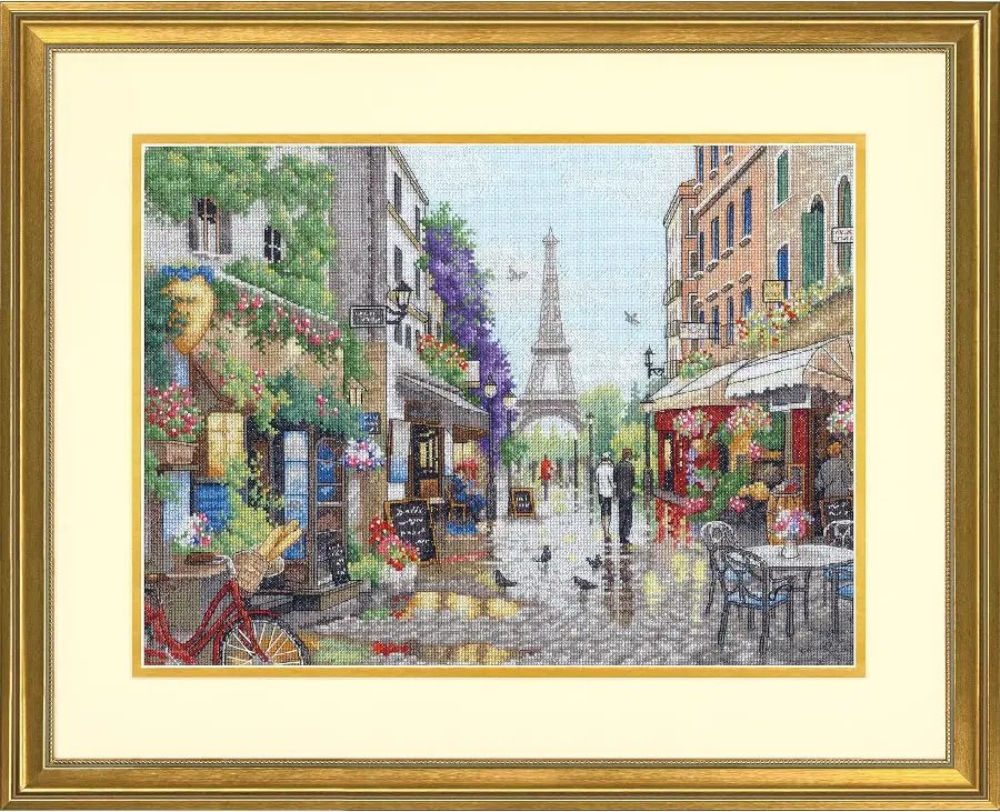 70-35438 Набір для вишивання хрестиком «Paris Scene//Париж» DIMENSIONS. Catalog. Kits