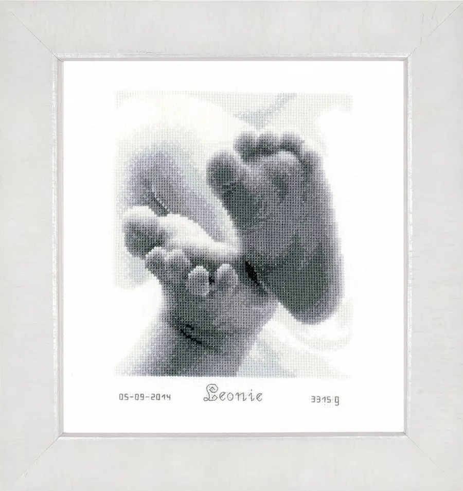 PN-0149170 Набор для вышивки крестом Vervaco Baby Feet Birth Sampler "Маленькие ножки". Catalog. Kits