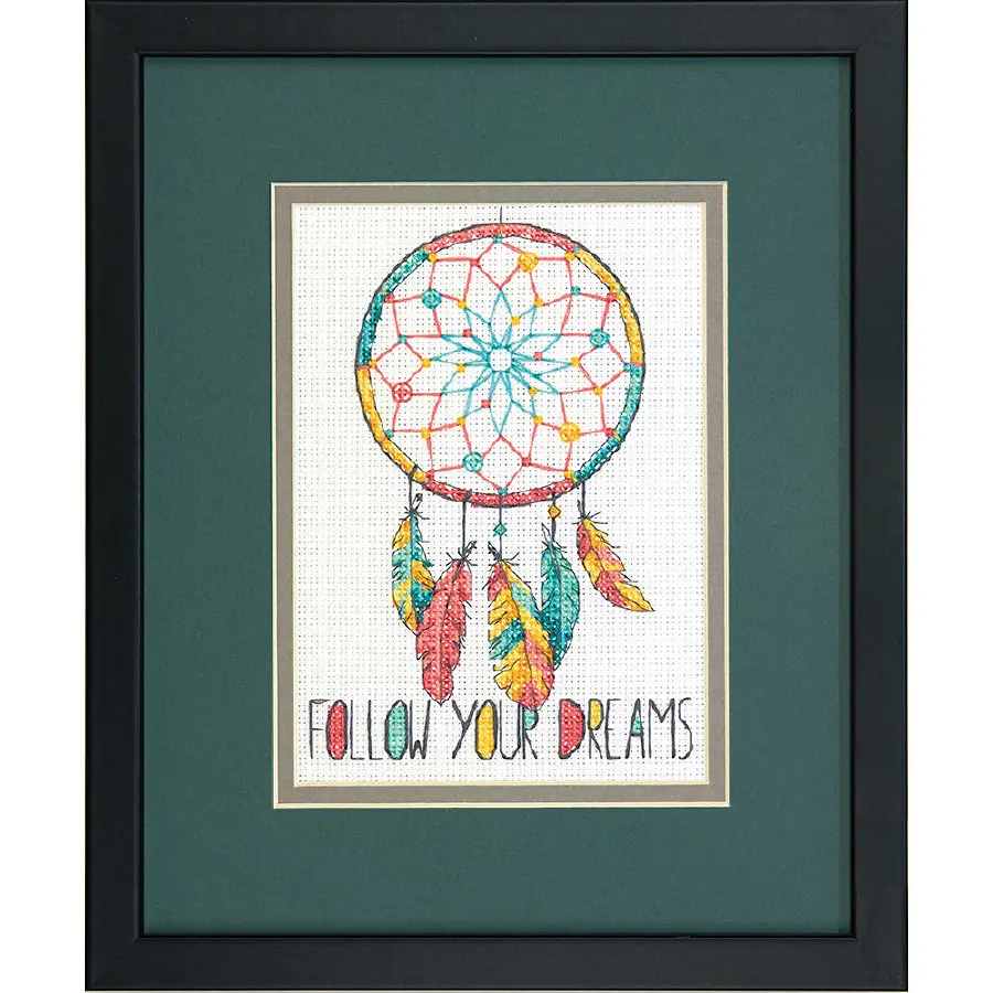 70-65158 Набор для вышивания крестом DIMENSIONS Dreamcatcher "Ловец снов". Catalog. Kits