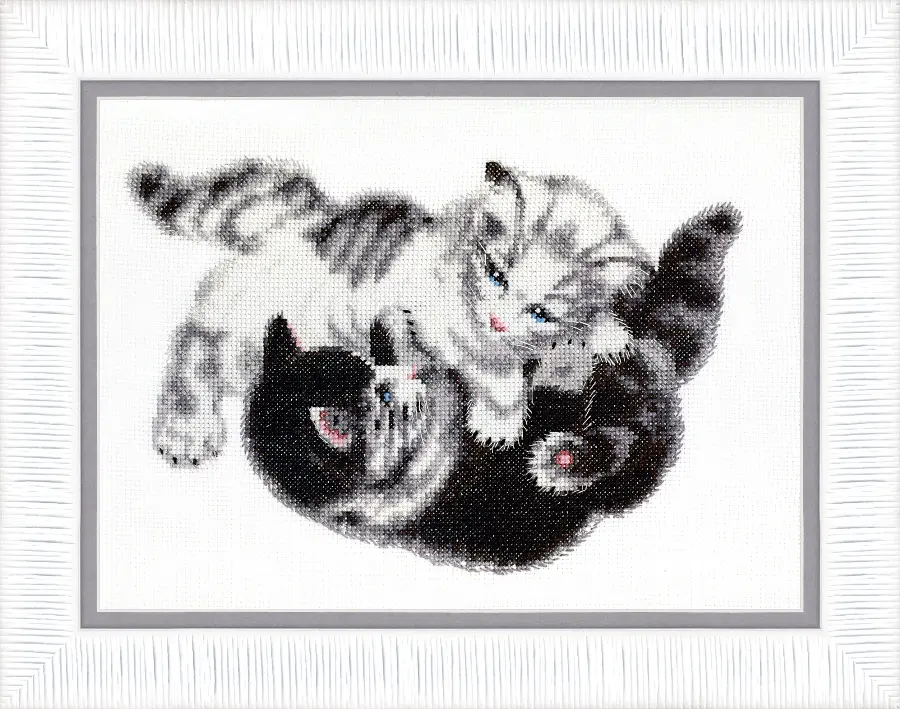 ВТ-149 Набор для вышивания крестом Crystal Art "Котята". Catalog. Kits