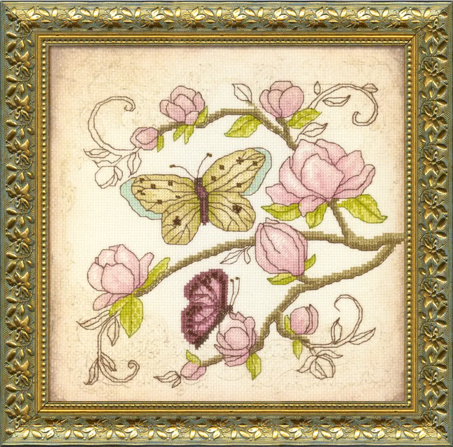 ВТ-512 Набор для частичной вышивки крестиком Crystal Art "Ожидание весны". Catalog. Kits