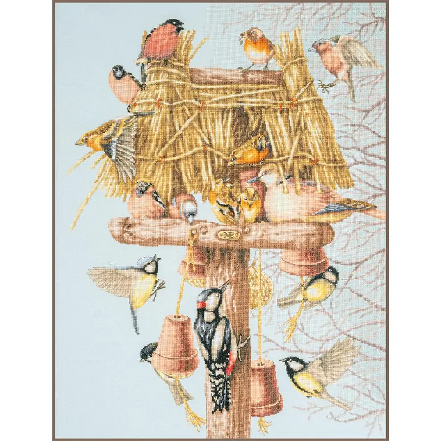 PN-0203363 Набір для вишивки хрестом LanArte Годівничка. Catalog. Kits