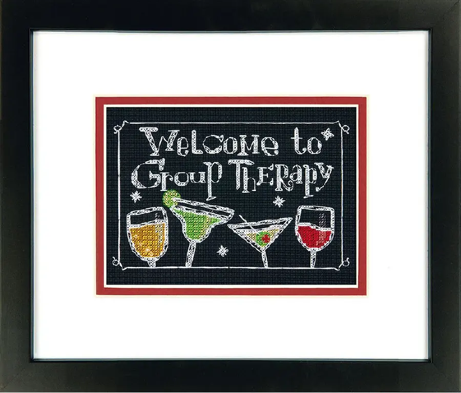 70-65147 Набор для вышивания крестом DIMENSIONS Group Therapy "Групповая терапия". Catalog. Kits