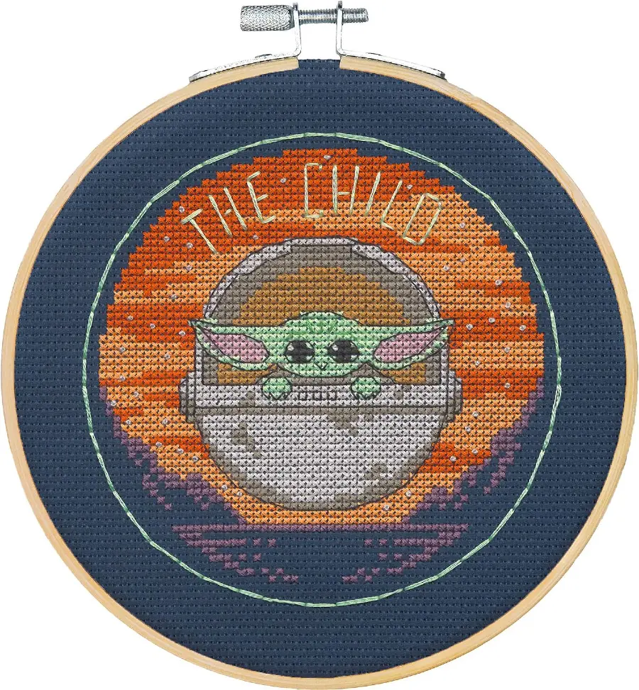 72-76912 Набір для вышивання хрестом Star Wars «Зоряні війни: Мандалорец DIMENSIONS з п'яльцями. Catalog. Kits