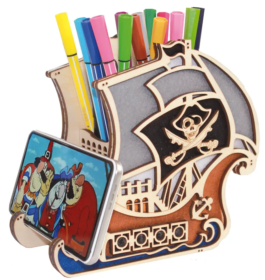 F-088 Набор-конструтор Чарівна Мить Подставка "Пиратский корабль" . Catalog. Kits