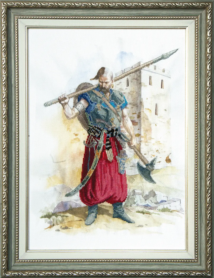 Набор для частичной вышивки крестом Чарівна Мить РК-062 "Казак - победитель". Catalog. Kits