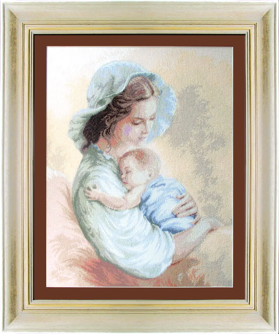 Набор для вышивки крестиком Чарівна Мить М-57 "Мамина нежность"  . Catalog. Kits