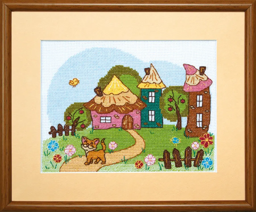 ВТ-010 Набор для вышивания крестом Crystal Art "Ранняя прогулка". Catalog. Kits